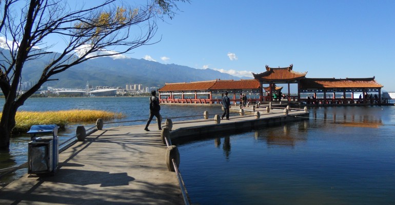 Jezioro Erhai w Dali